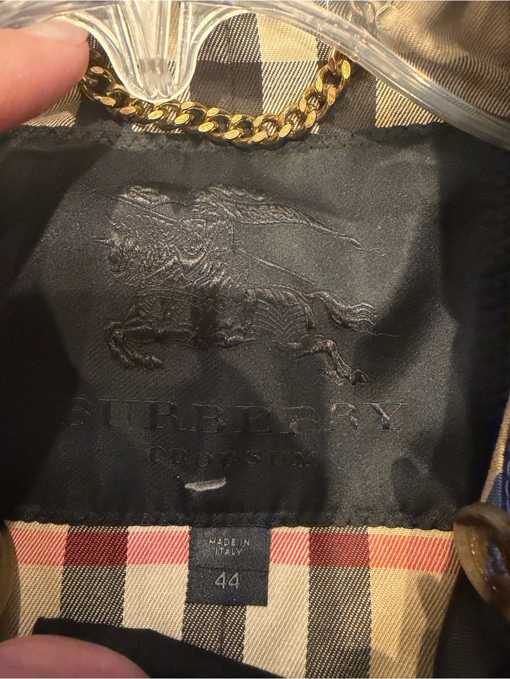 RARE Burberry Prorsum Trench Coat with Bee Graphic - Picture 3 of 6